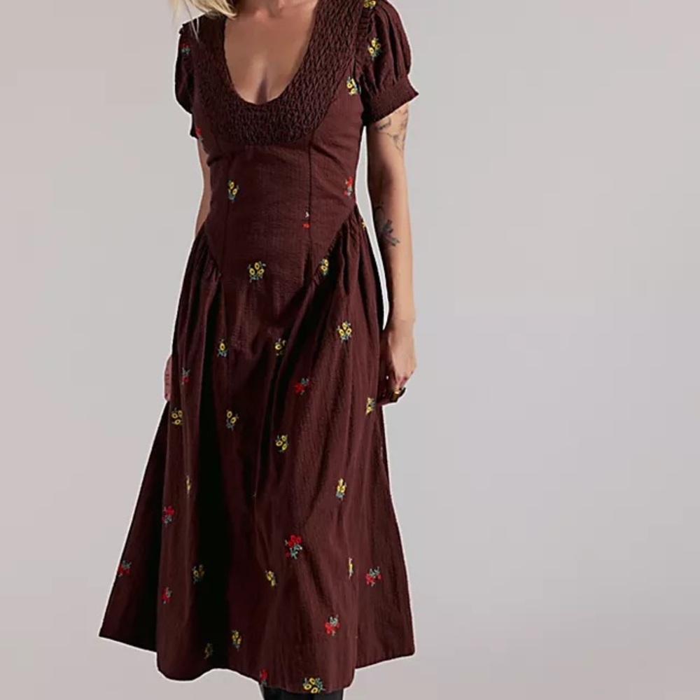 Free People Maisie Midi Dress